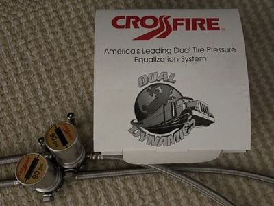 Crossfire Dual Tire Pressure Equalization System, 90 PSI - two
