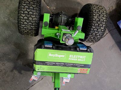 RoySuper Electric Power Dolly 3600lbs Trailer Weight 24V DC/850W FWD REV Motor Variable Speed