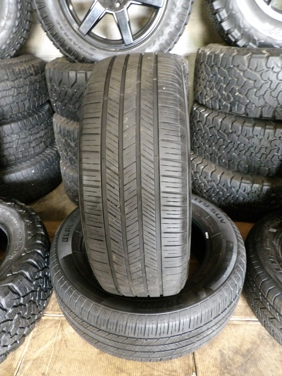 255/60R19 BLACKHAWK AGILITY SUV PAIR OF TWO USED TIRES