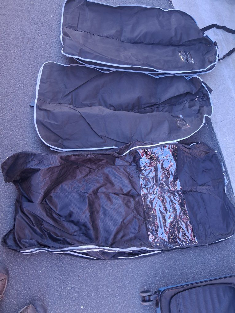 3 Close Luggage / Suit Bags for Travel or Storage! New!