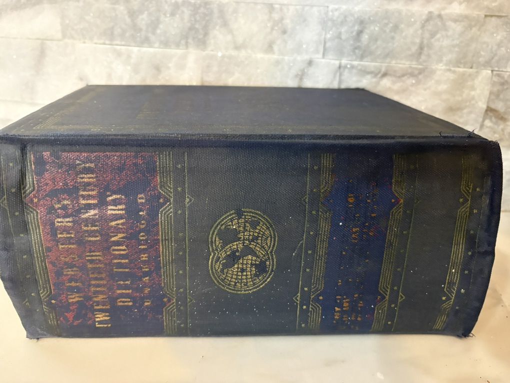 OLD Websters Dictionary 1940's Large