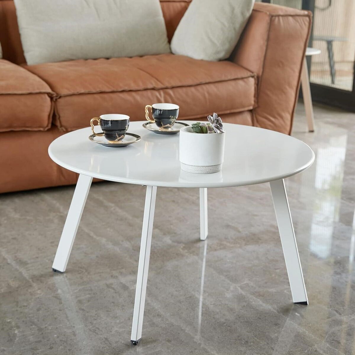 New indoor/outdoor steel patio coffee table