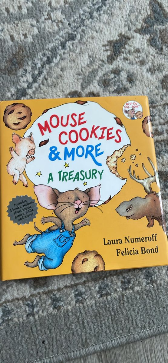 Mouse Cookies & More: A Treasury if you give a mouse a cookie Hardcover - GOOD