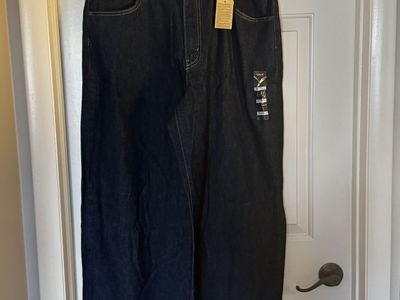 Levi's Cinch Baggy High Rise Straight Leg Jeans - Dark Wash New with Tags