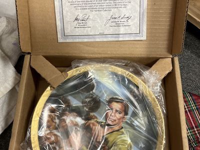 Star Trek Plate Trouble With Tribbles