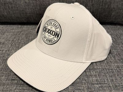 NWT DIXXON Flannel Co. Adjustable Strapback Hat Light Gray Dri-Fit NEW
