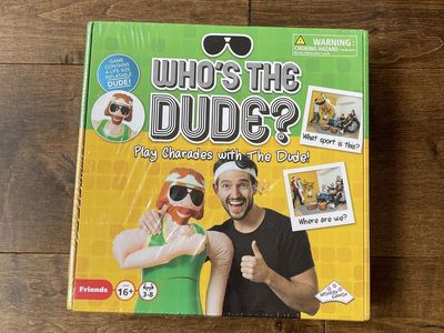 New! Who’s the Dude Charade Game
