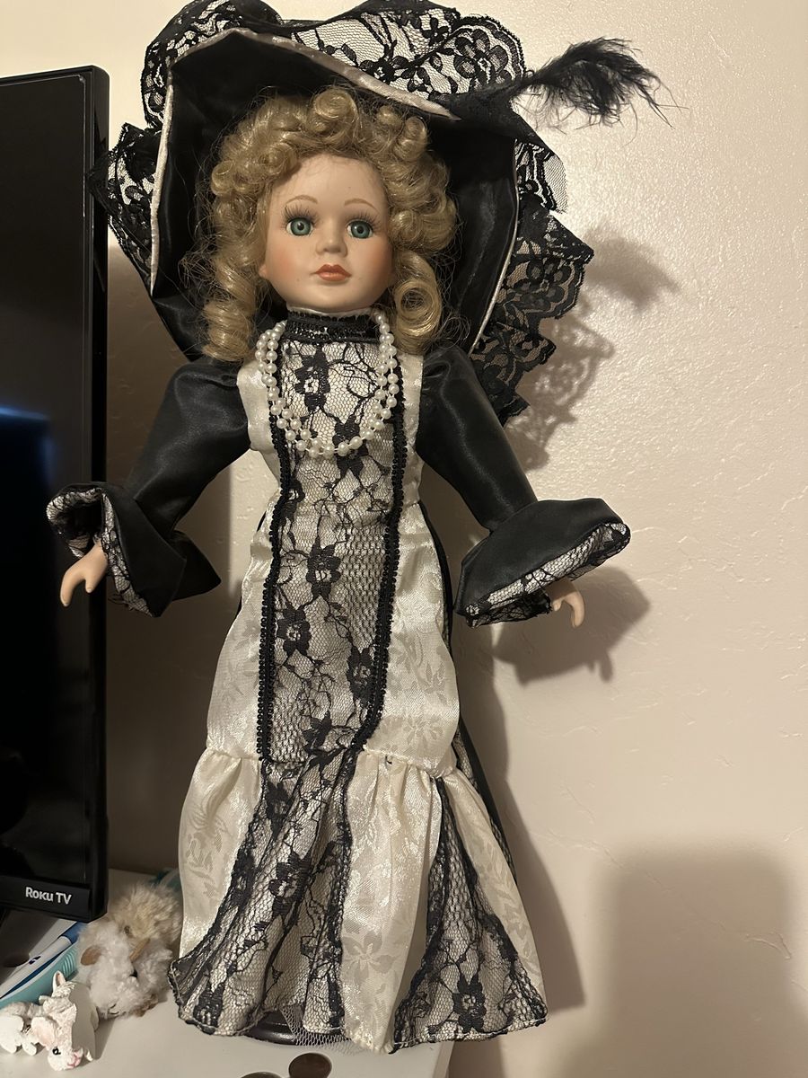 Porcelain Doll About 16 inches