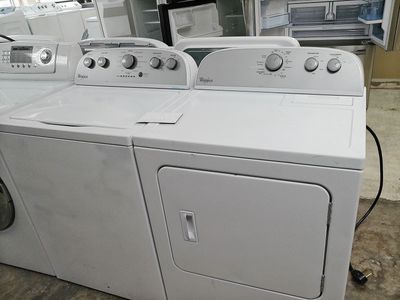 Whirlpool HE Top Load Washer and Dryer~90 Day Guarantee~With Agitator