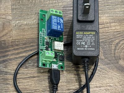 WiFi smart switch, works for garage opener