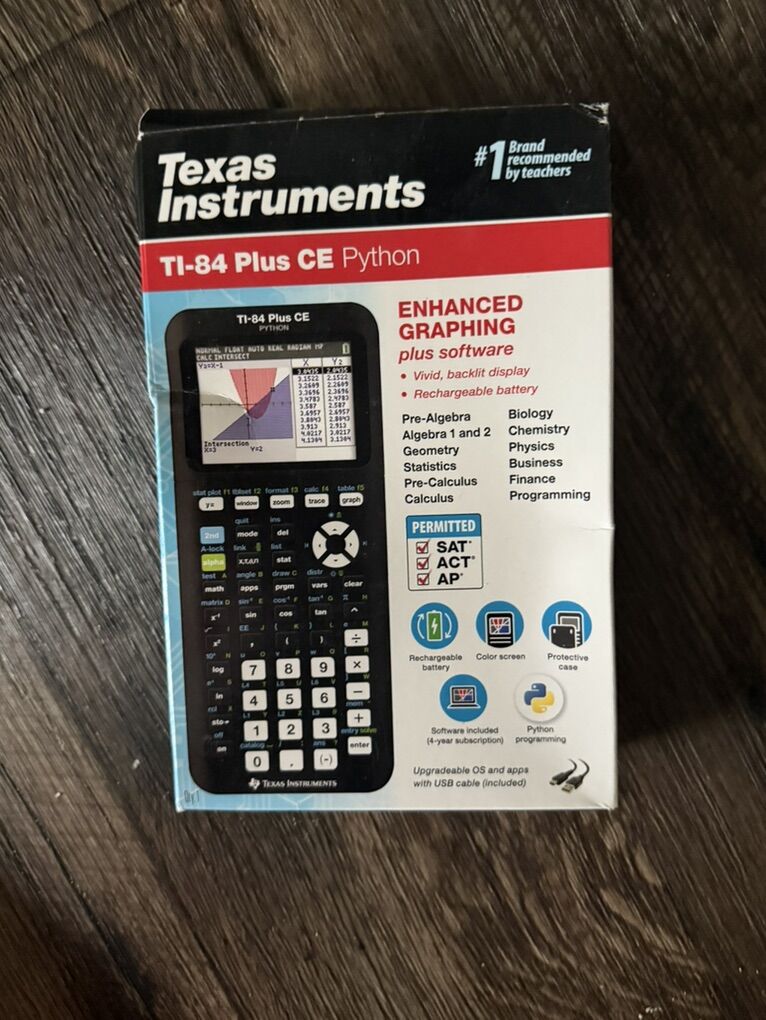 TI-84 Plus CE Python Graphing Calculator