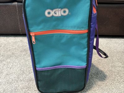 OGIO The Original Locker Bag Teal/Purple/Orange Shoulder Strap Multi-Compartment Sports Gear Bag