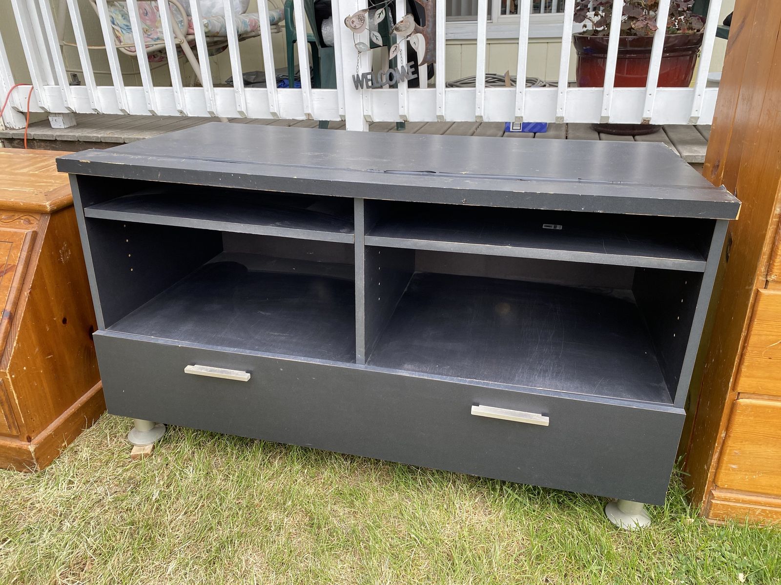 Sturdy Workshop Storage Cabinet w/ Drawers & Shelving