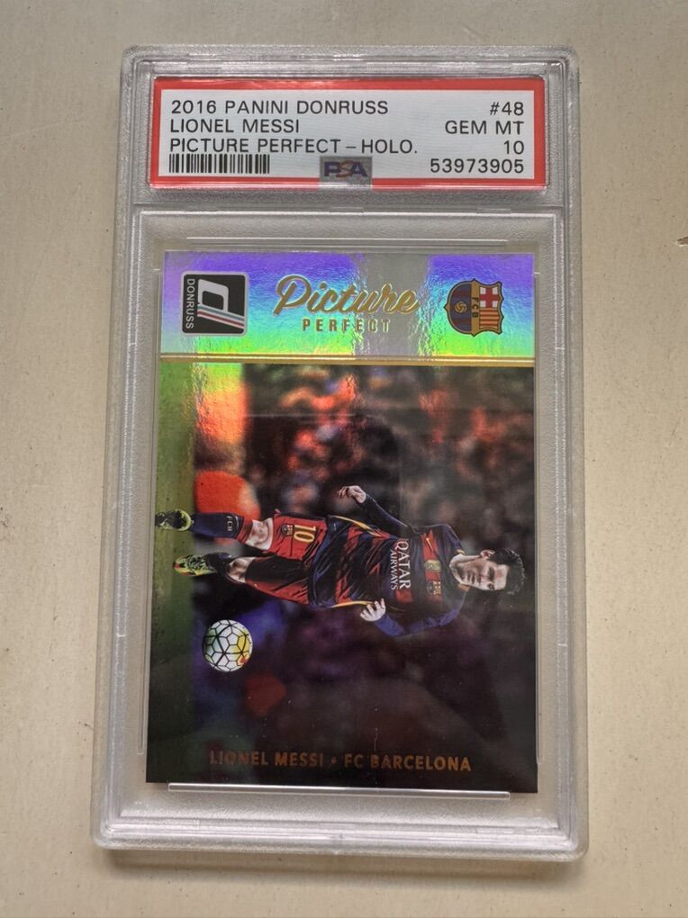 2016 Donruss Lionel Messi Picture Perfect Holo