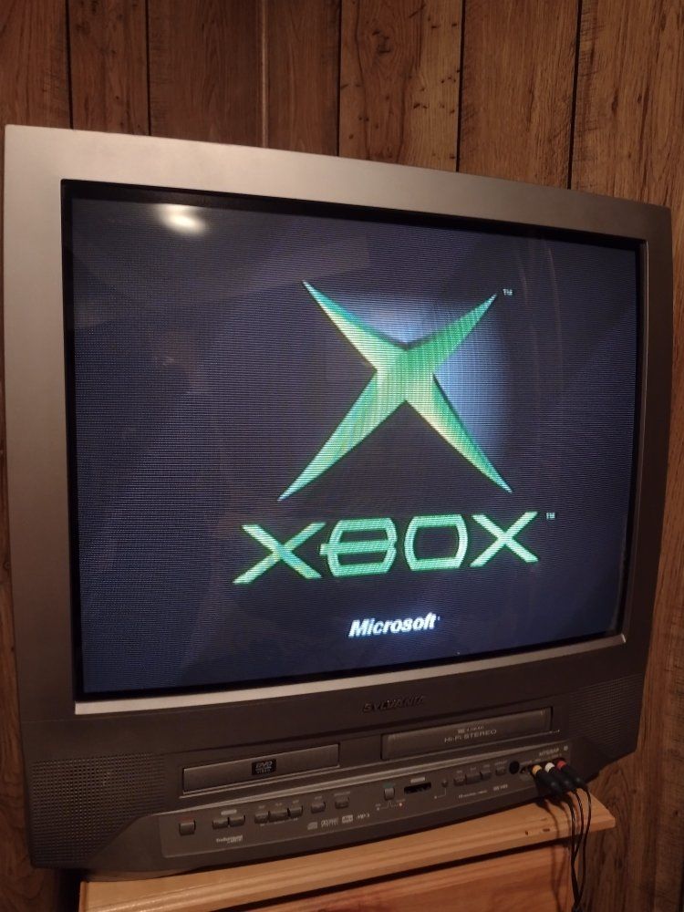 Sylvania 27" CRT TV/VCR/DVD Combo with AV Input - Perfect for Retro Gaming