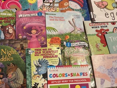 Children's Book Lot - 13 Picture Books & Early Readers: Pinkalicious, Clifford, Giggle Quack, Colors & Shapes