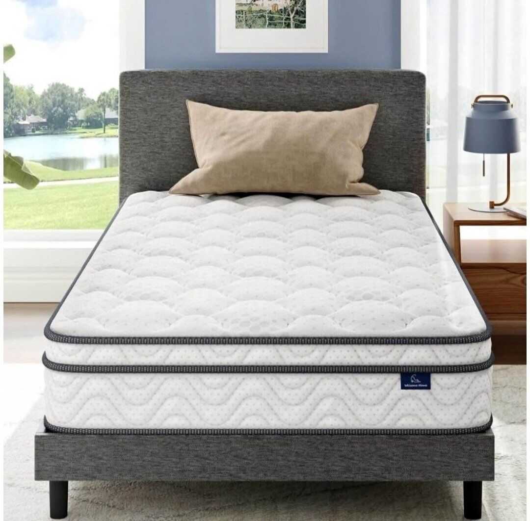 Vesgantti Twin Mattress, 10 Inch Hybrid Single Bed