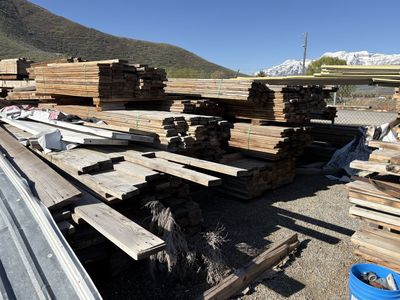 Used Roofing, Siding, Wood Structure Metal and Copper Panel wraps