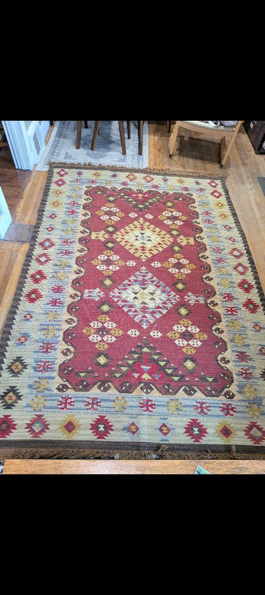 Vintage Turkish Kilim rug