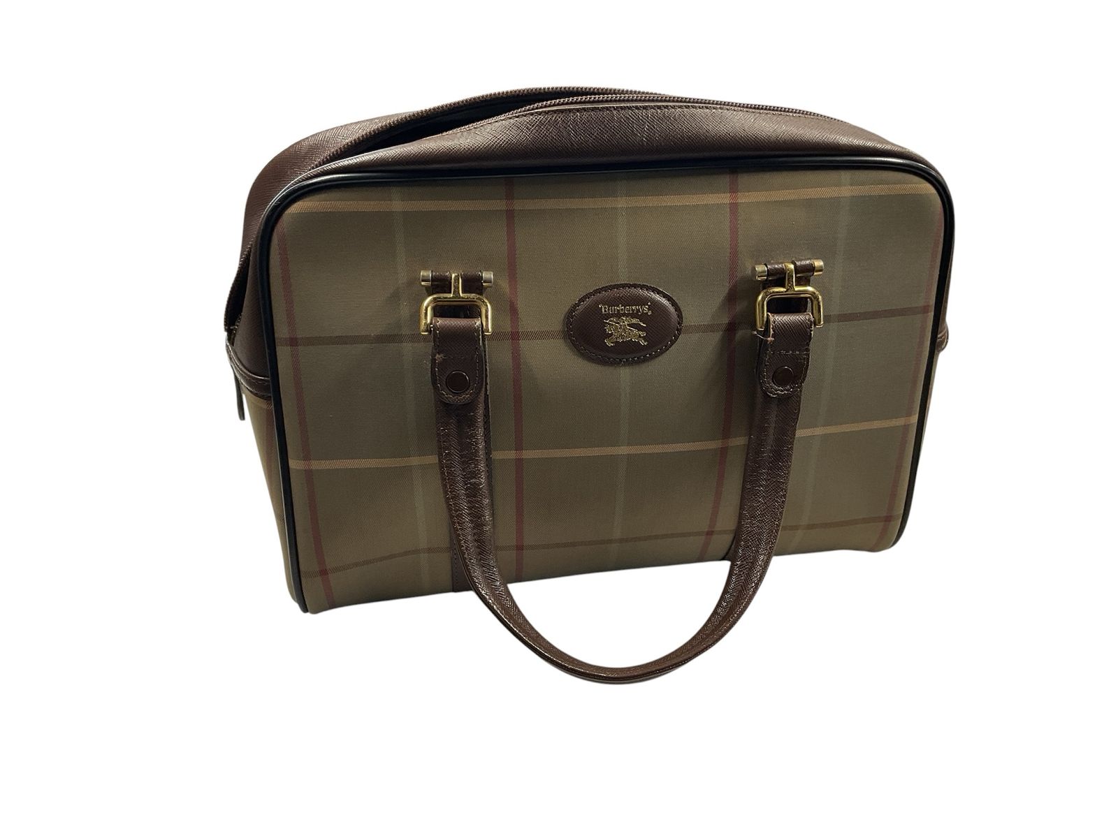 Burberry Check Boston Bag E75011585