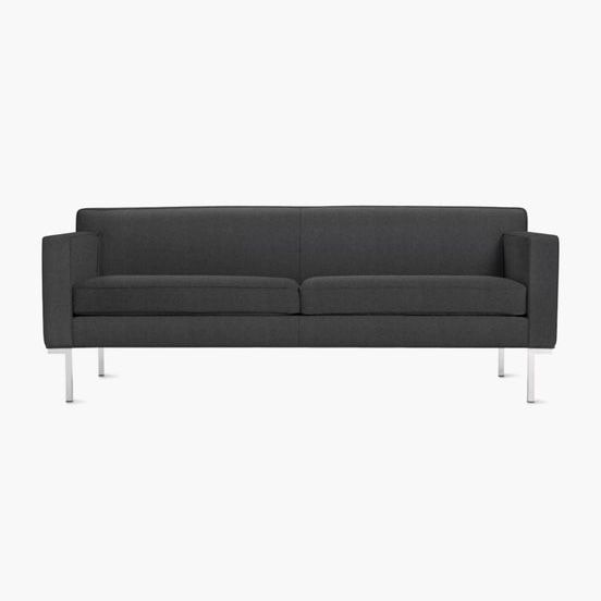 MCM Design Within Reach DWR Theatre Sofa - 3-Seater, Charcoal Gray Fabric