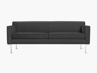 MCM Design Within Reach DWR Theatre Sofa - 3-Seater, Charcoal Gray Fabric