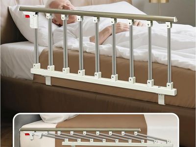 Bedside Guard Rail w/ Safety Grab Bar - 48in