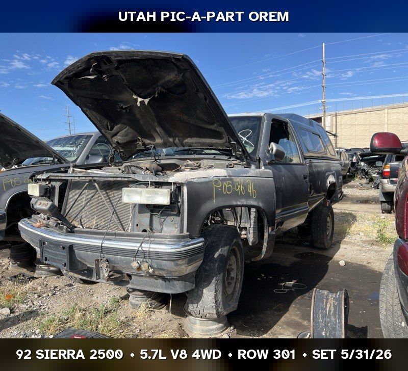1992 GMC Sierra 2500 Parts - UTPAP Orem
