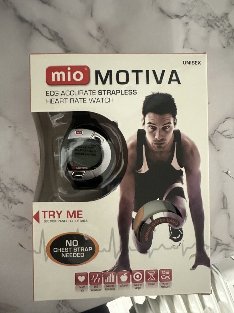 mio MOTIVA ECG ACCURATE STRAPLESS HEART RATE WATCH