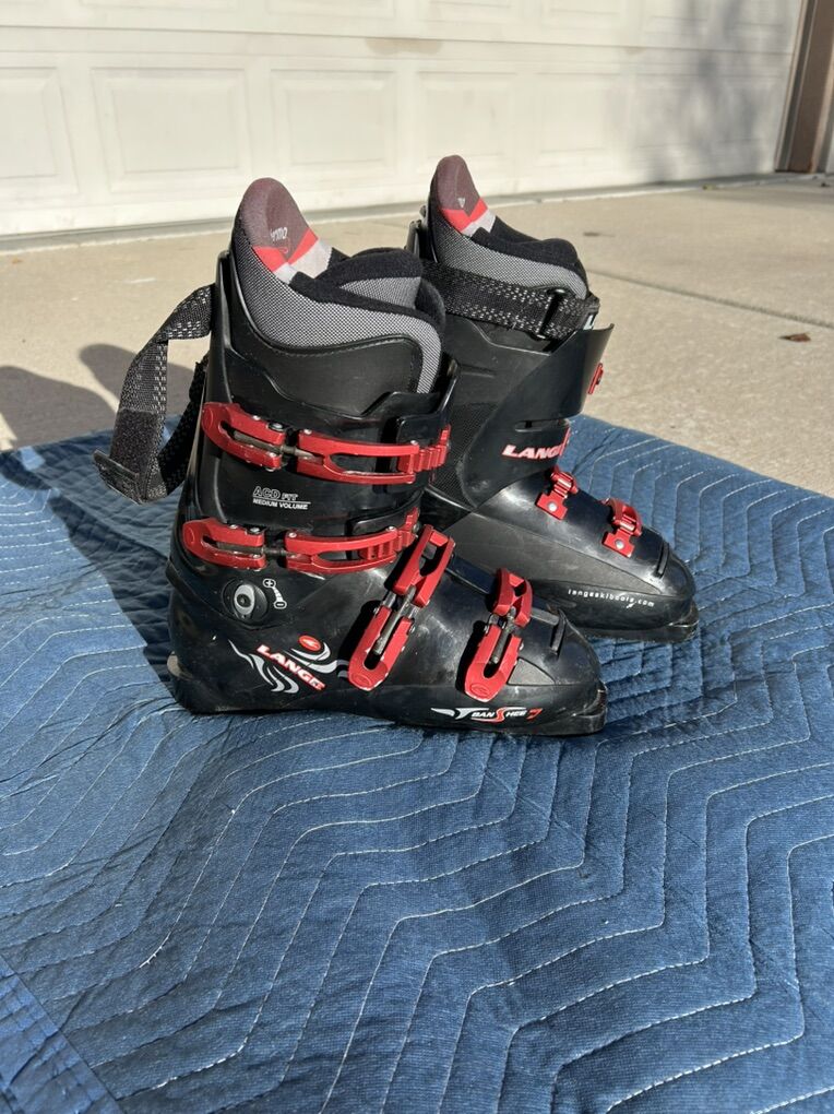 Lange Downhill Ski Boots - Size US 10