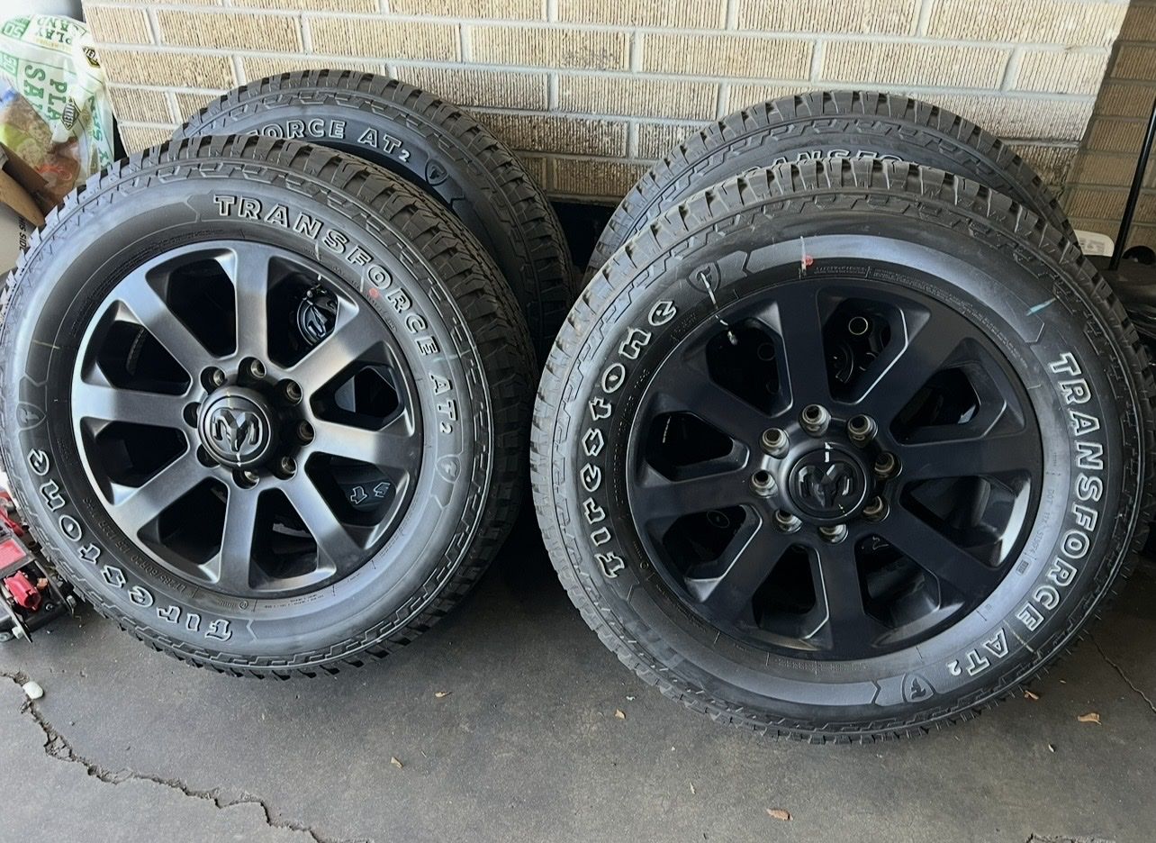 2026 Dodge Ram 2500 Wheels and Tires 8x6.5 NEW