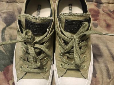 Olive green Converse All Star Low Top