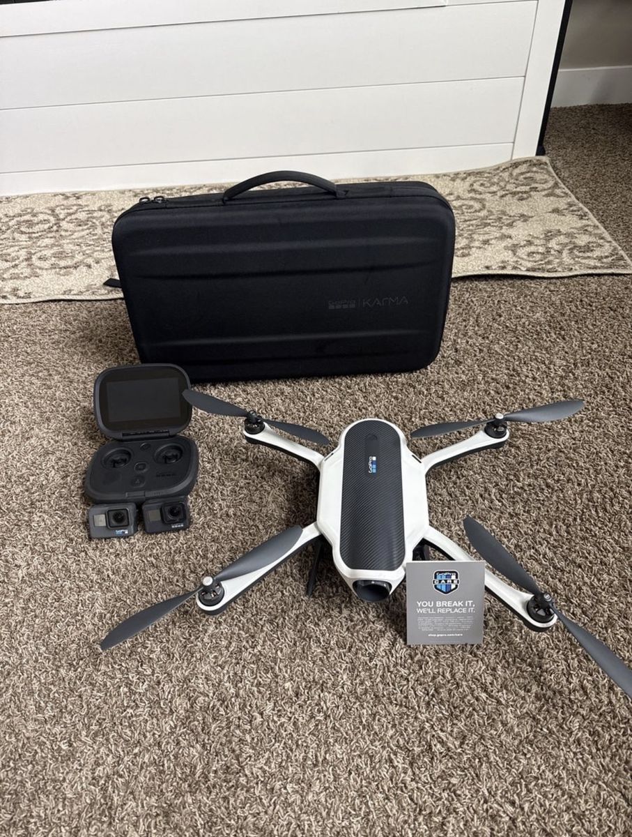 GoPro Karma Drone Kit with Hero 6 GoPro Black 7 and Hero Session Cameras & Accessories