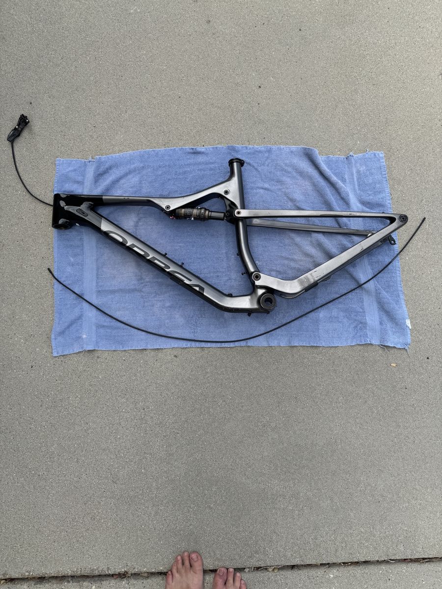 2021 Orbea OIZ Carbon Mountain Bike Frame w/ shock, Size Large