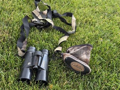 Cabela's Binoculars with Camouflage Strap & Pouch