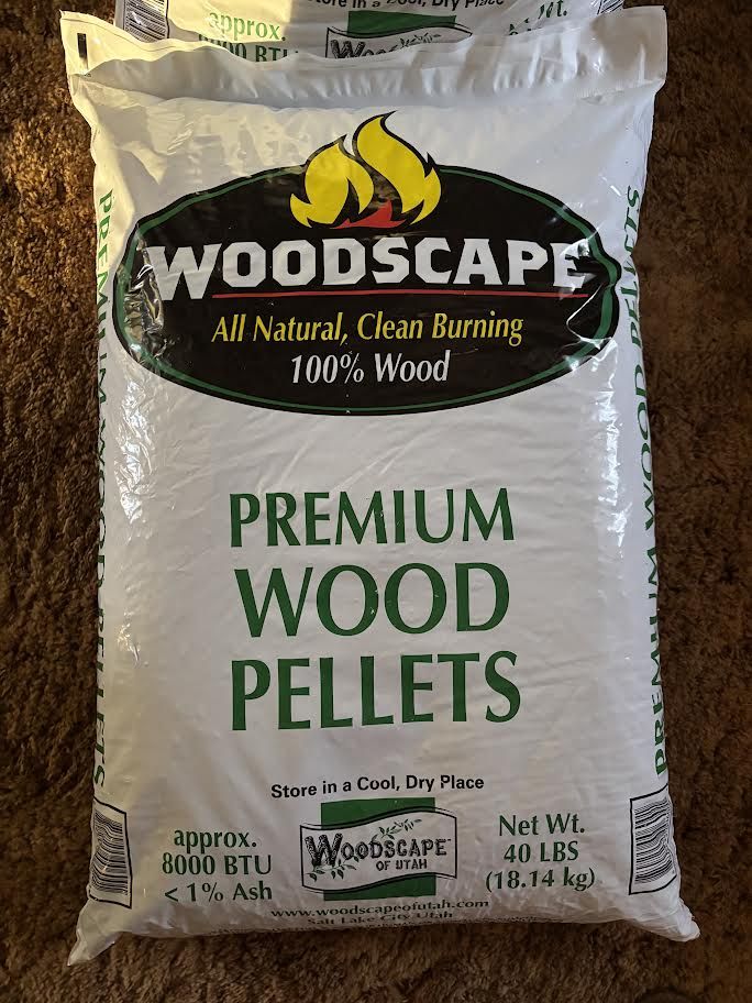 Woodscape Premium Wood Pellets - 40 lb Bag (All Natural)