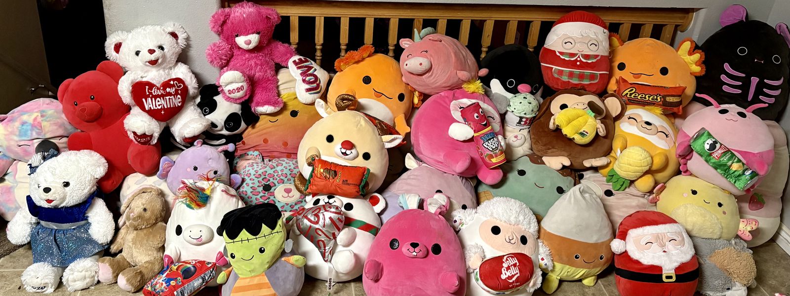 Huge lot of squish mellows squishmellow Pillow Kids Toys Girls Collection CUTE!!!