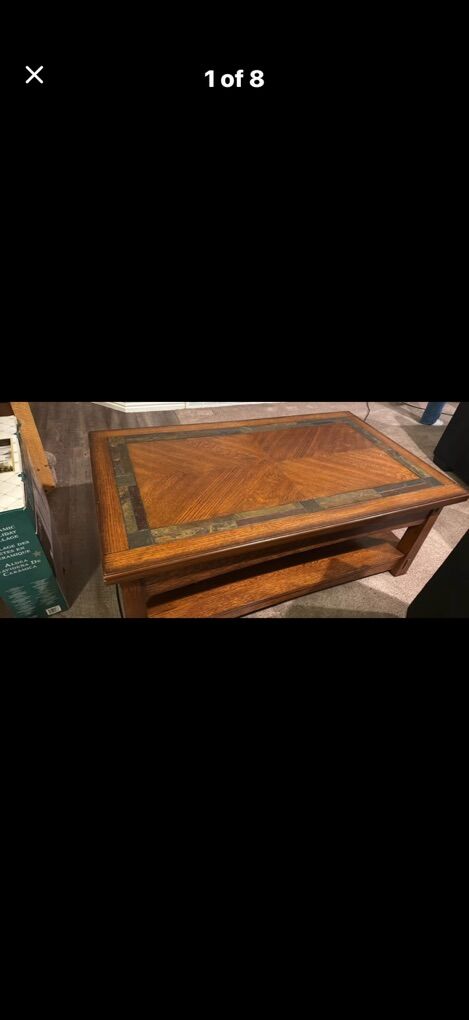 Solid Wood Coffee Table Turns Into A Desk