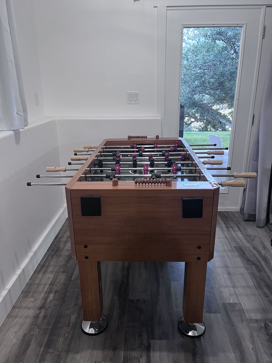 Harvard Wood Grain Foosball Arcade Game Table