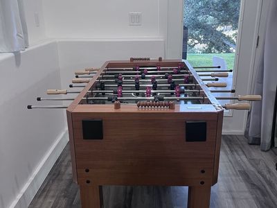 Harvard Wood Grain Foosball Arcade Game Table