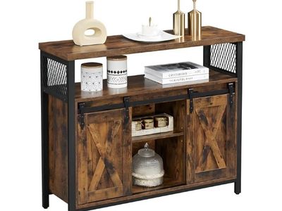 Buffet Cabinet, Coffee Bar Storage Cabinet, Sidebo