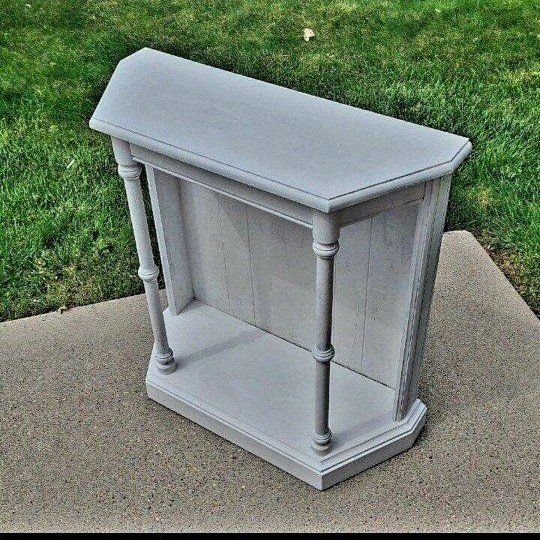Gray Console Table Entryway Accent Table 30"H x 28"W x 11"D
