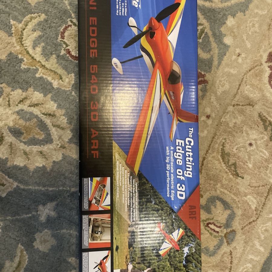 Vintage E-flite Mini Edge 540 ARF (NIB - Unbuilt with stock gearbox)