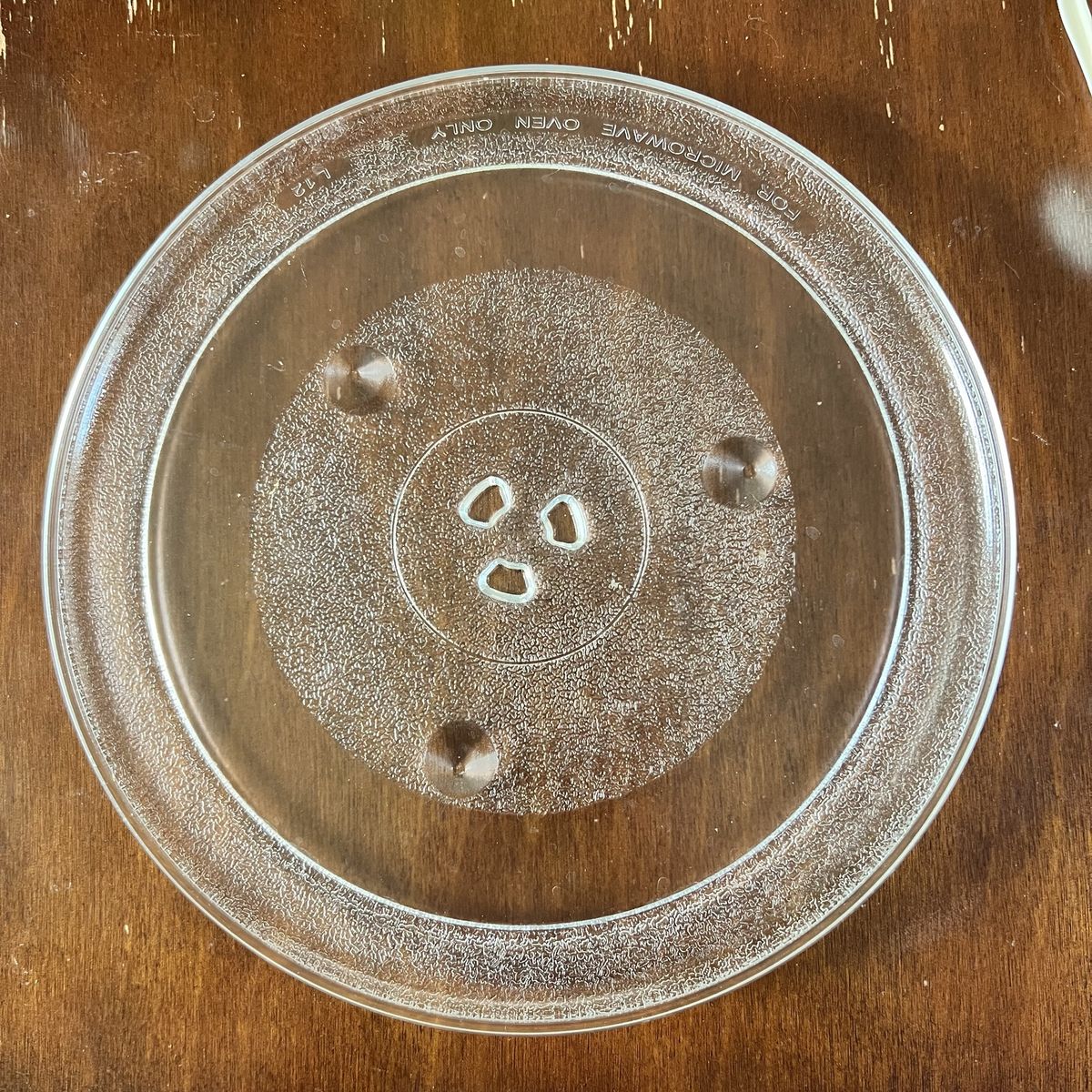 Microwave Glass Turntable Tray with Ring - Clear, 12.5-inch