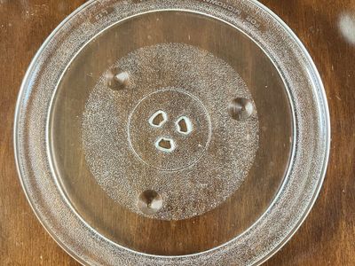 Microwave Glass Turntable Tray with Ring - Clear, 12.5-inch