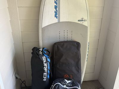 Naish Hover Wing Foil GS 125L Kit - 6'4"/31" Board & 2 Wings, Used Excellent