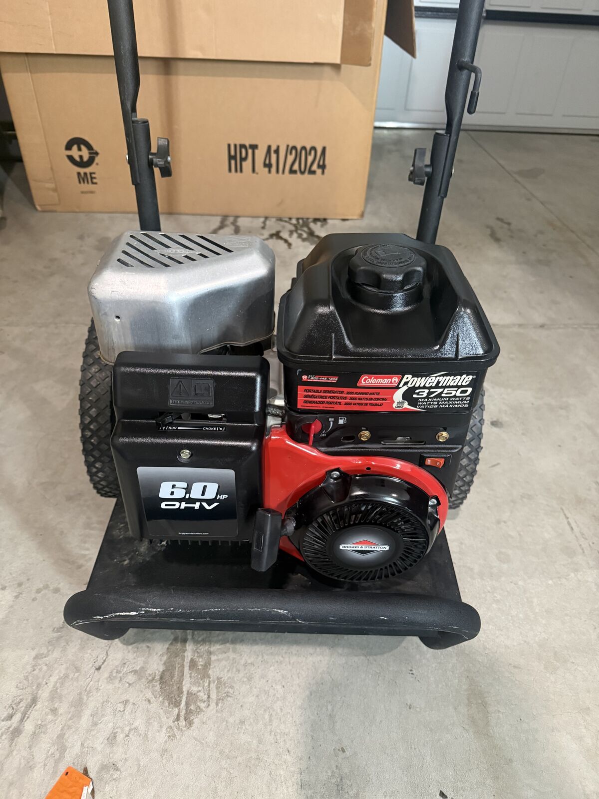 Powermate 3750 watt generator