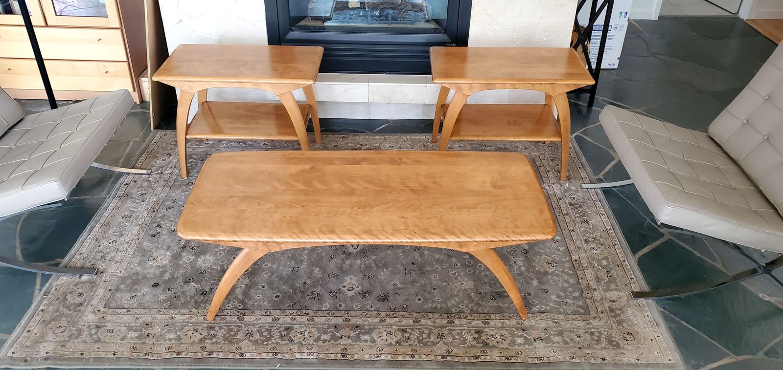 Original Mid Century Coffee and End Tables Set