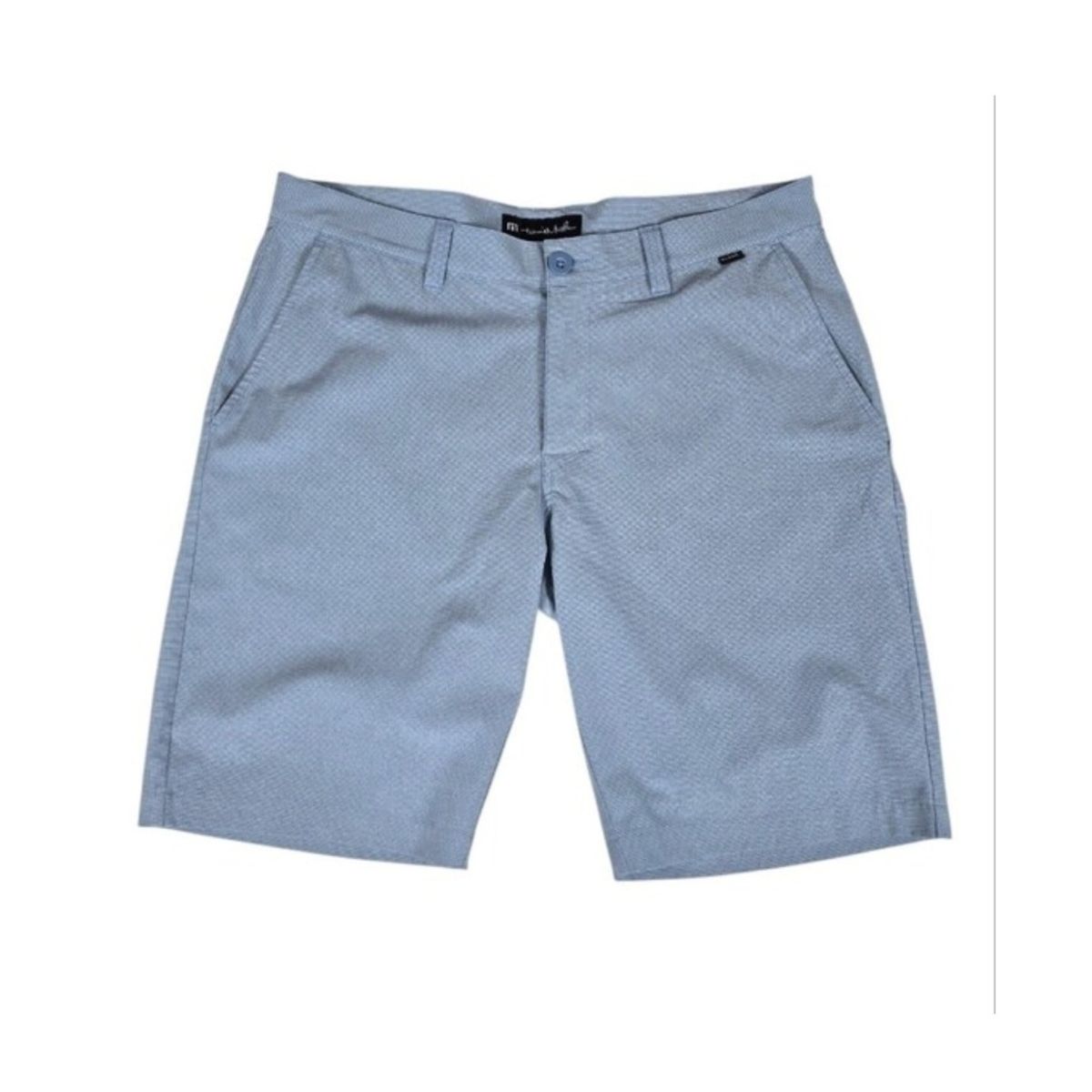 Travis Mathew Beck 10" Stretch Golf Shorts Ash Blue Waist 34