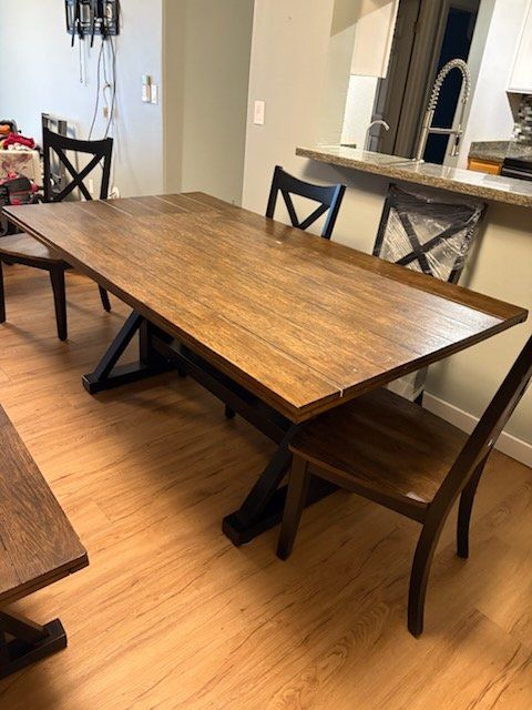 Industrial Style Dining Table